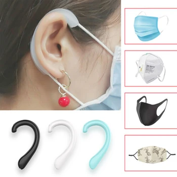 1Pair Reusable Silicone Earcaps Ear Protector Caps Ear Loop Cover Ears Retainers for Mask Extension Buckle Hooks
1Pair Reusable Silicone Earcaps Ear Protector Caps Ear Loop Cover Ears Retainers for Mask Extension Buckle Hooks