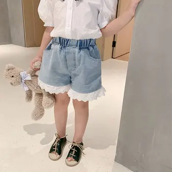 New Arrivals Kids Denim Short Teenagers Summer Lace Short Pants Kids Beach Clothes Children's Jeans Shorts For Teenage Girls
New Arrivals Kids Denim Short Teenagers Summer Lace Short Pants Kids Beach Clothes Children's Jeans Shorts For Teenage Girls