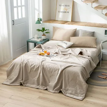 Summer Quilt Cotton Blanket for Bed Quilted Bedspread Double Queen King Grey Blue Bed Cover Bedding Coverlet Thin Comforter
Summer Quilt Cotton Blanket for Bed Quilted Bedspread Double Queen King Grey Blue Bed Cover Bedding Coverlet Thin Comforter