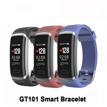 Color Screen Smart Bracelet GT101 Waterproof 24 hours Heart Rate Monitor Fitness Tracker Bluetooth Smart Watch for Sport Women
Color Screen Smart Bracelet GT101 Waterproof 24 hours Heart Rate Monitor Fitness Tracker Bluetooth Smart Watch for Sport Women