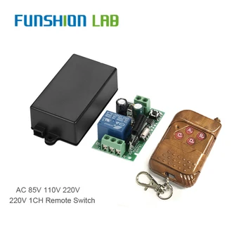FUNSHION AC 110V 220V 1CH RF 433 Mhz Wireless Remote Control Switch Learning Code 1CH RF Relay Lamp Light Controller 433.92Mhz
FUNSHION AC 110V 220V 1CH RF 433 Mhz Wireless Remote Control Switch Learning Code 1CH RF Relay Lamp Light Controller 433.92Mhz