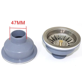 Kitchen Portable Disposer Plug Filter Stopper Stainless Steel Strainer Sink Drainer Silver
Kitchen Portable Disposer Plug Filter Stopper Stainless Steel Strainer Sink Drainer Silver