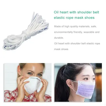 Round Elastic Band Elastic Rope Oil Core With Strap Elastic Strap Mask Shoes And Hat Rope Circle Center
Round Elastic Band Elastic Rope Oil Core With Strap Elastic Strap Mask Shoes And Hat Rope Circle Center