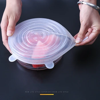 Universal Silicone Stretch Lids Cookware Glass Bowl Pan Pot Lid Silicone Food Wrap Cover Reusable Spill Stopper Seal Cover
Universal Silicone Stretch Lids Cookware Glass Bowl Pan Pot Lid Silicone Food Wrap Cover Reusable Spill Stopper Seal Cover