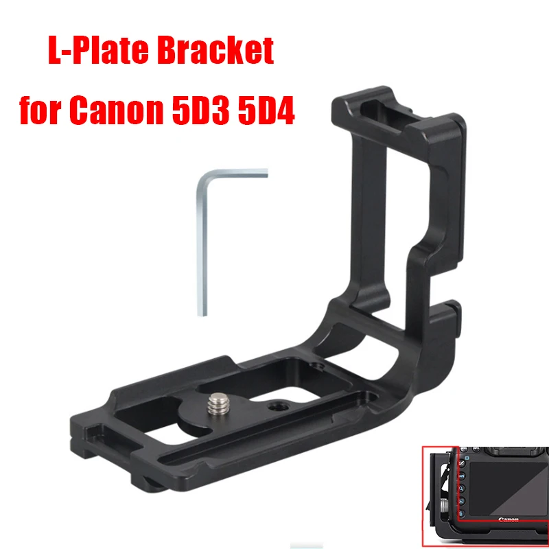 Quick Release Plate Vertical L-plate Bracket Camera Horizontal Shooting Bracket Hand Grip for Canon 5D3 5D4 Camera Tripod Head
Quick Release Plate Vertical L-plate Bracket Camera Horizontal Shooting Bracket Hand Grip for Canon 5D3 5D4 Camera Tripod Head
