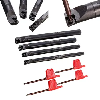 8pcs S07K S08K S10K S12M-SCLCR06 Lathe Boring Bars Turning Tool Holder Wrenches High Toughness And Hardness
8pcs S07K S08K S10K S12M-SCLCR06 Lathe Boring Bars Turning Tool Holder Wrenches High Toughness And Hardness