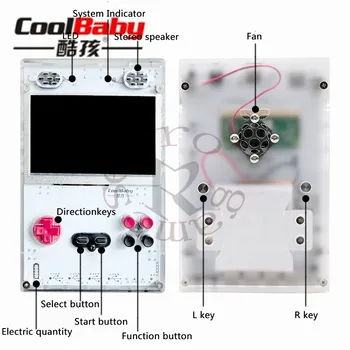 DIY 5.0 Inch HD IPS Screen Handheld Game Player with Raspberry pi Compute Module 3 Lite Game console Built-in Over 15000 Games
DIY 5.0 Inch HD IPS Screen Handheld Game Player with Raspberry pi Compute Module 3 Lite Game console Built-in Over 15000 Games