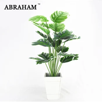 50cm 18 Fork Tropical Palm Leaves Large Monstera Artificial Tree Branch Green Plants Real Touch Turtle Leaf For Home Party Decor
50cm 18 Fork Tropical Palm Leaves Large Monstera Artificial Tree Branch Green Plants Real Touch Turtle Leaf For Home Party Decor