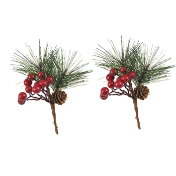 6 Pcs 15CM Creative Pine Plant Adornment Berry Branches Christmas Pine Cone Stick Pine Pick Stems Plant for DIY Home Shop
6 Pcs 15CM Creative Pine Plant Adornment Berry Branches Christmas Pine Cone Stick Pine Pick Stems Plant for DIY Home Shop