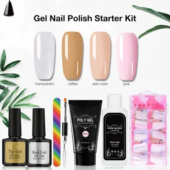 Manicure set Gel Nail Polish Starter Kit with Base Top Coat UV Gel Manicure Set for Beginner Nail Lamp Extension Glue Light Ther
Manicure set Gel Nail Polish Starter Kit with Base Top Coat UV Gel Manicure Set for Beginner Nail Lamp Extension Glue Light Ther