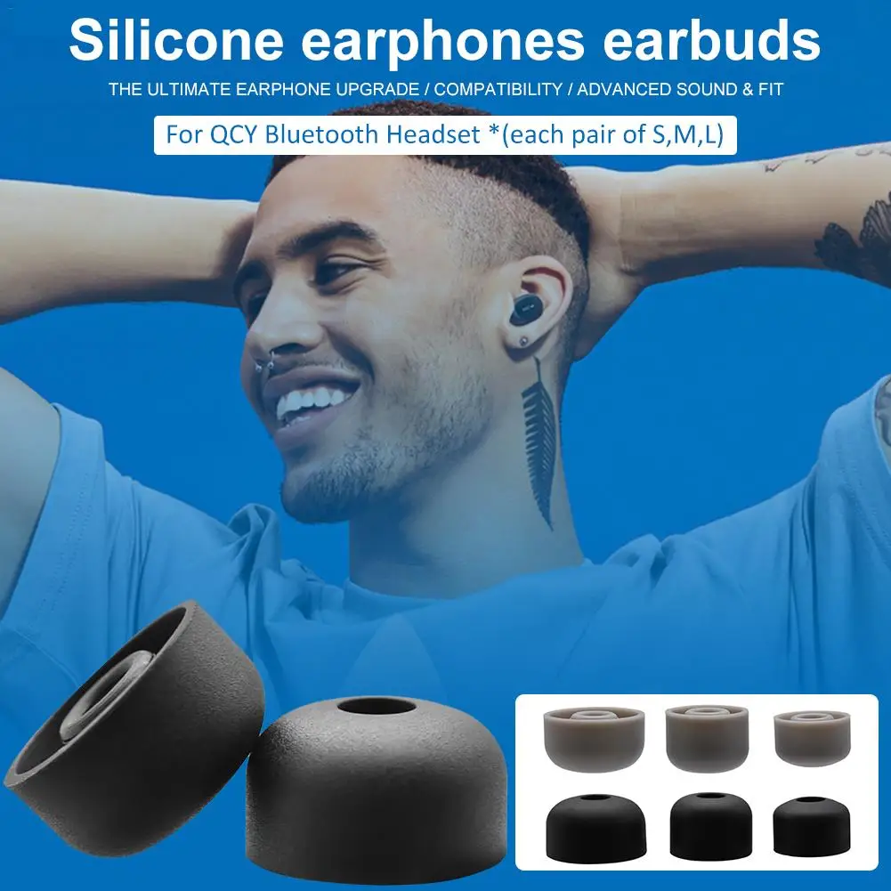 Replacement Earbuds Silicone Earphone Tips Memory Foam Earbuds For QCY Bluetooth Headset Soft Comforable In-ear Headphones
Replacement Earbuds Silicone Earphone Tips Memory Foam Earbuds For QCY Bluetooth Headset Soft Comforable In-ear Headphones