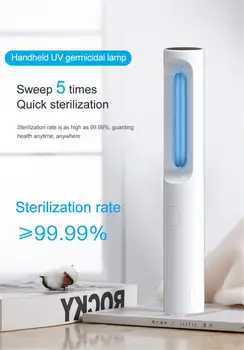 Portable UVC Light Germicidal Lamp Mobile Disinfection Lamp Home Handheld UV Lamp 5W UV Sterilizer Disinfection Lamp
Portable UVC Light Germicidal Lamp Mobile Disinfection Lamp Home Handheld UV Lamp 5W UV Sterilizer Disinfection Lamp