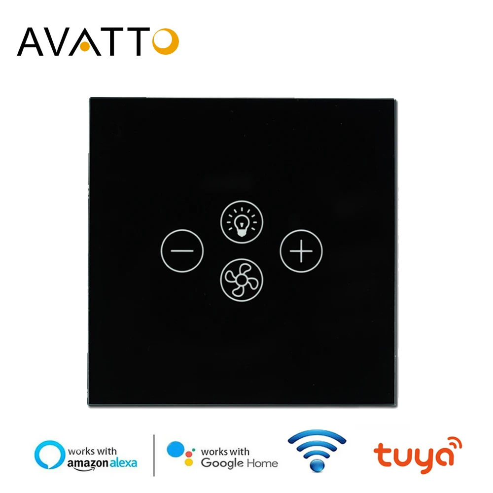 AVATTO Smart Wifi Fan Light Switch,Ceiling Fan Lamp Switch Tuya Remote Various Speed Control Compatible with Alexa, Google Home
AVATTO Smart Wifi Fan Light Switch,Ceiling Fan Lamp Switch Tuya Remote Various Speed Control Compatible with Alexa, Google Home