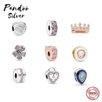 Fashion Charm Sterling Silver Original 1:1 Copy,Classic Crown,Elegant Colorful Clover,Pink Love Arc Clip Charm Jewelry Gift
Fashion Charm Sterling Silver Original 1:1 Copy,Classic Crown,Elegant Colorful Clover,Pink Love Arc Clip Charm Jewelry Gift