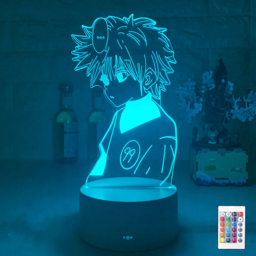 16 Color Hunter X Anime Led Night Lights Figure Nightlight Color Changing USB Battery Table 3d Lamp Among us Gift Lamp
16 Color Hunter X Anime Led Night Lights Figure Nightlight Color Changing USB Battery Table 3d Lamp Among us Gift Lamp