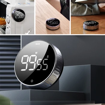 Digital Timer LED For Cooking Shower Study Sports Alarm Clock Magnetic Electronic Countdown Timer Home Kitchen Accessories
Digital Timer LED For Cooking Shower Study Sports Alarm Clock Magnetic Electronic Countdown Timer Home Kitchen Accessories