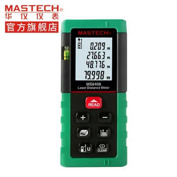 mastech Huayi ms6408 infrared laser rangefinder handheld measuring room meter electronic ruler level
mastech Huayi ms6408 infrared laser rangefinder handheld measuring room meter electronic ruler level