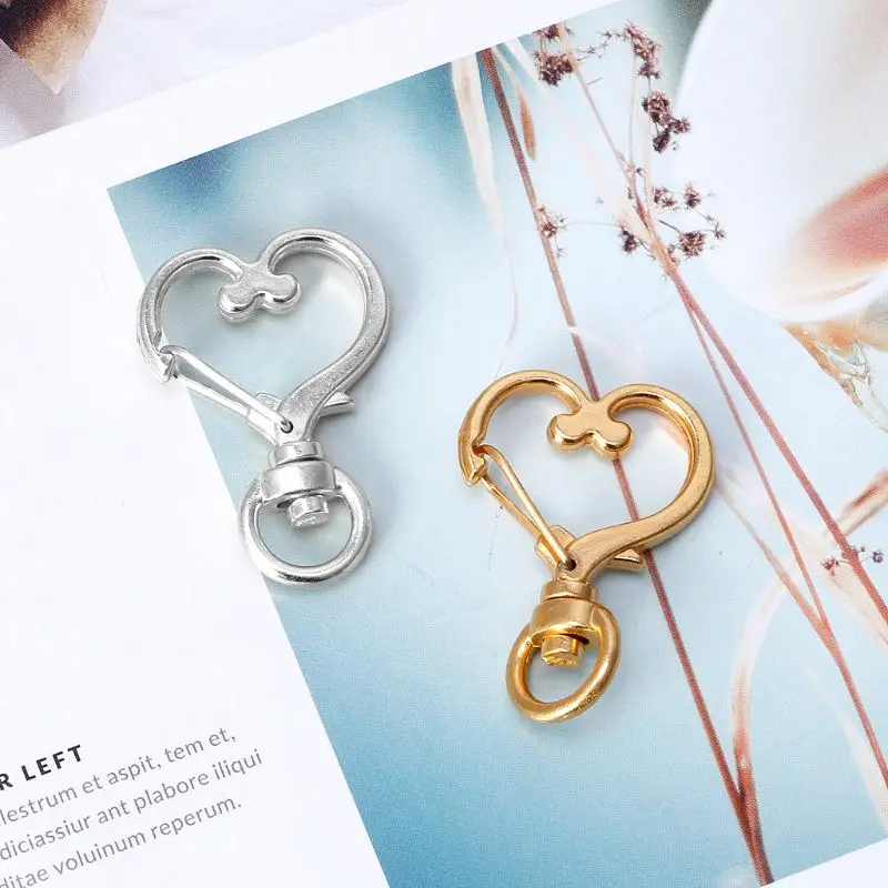 10Pcs Metal Swivel Lobster Clasp Snap Hook Heart Shape Keychain Jewelry Findings Q39C
10Pcs Metal Swivel Lobster Clasp Snap Hook Heart Shape Keychain Jewelry Findings Q39C