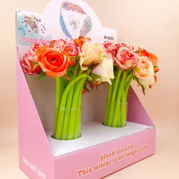 32pcs/lot Plastic cloth rose flower gel pen Creative stationery water ink sign pen wedding lady girl's birthday party gift
32pcs/lot Plastic cloth rose flower gel pen Creative stationery water ink sign pen wedding lady girl's birthday party gift
