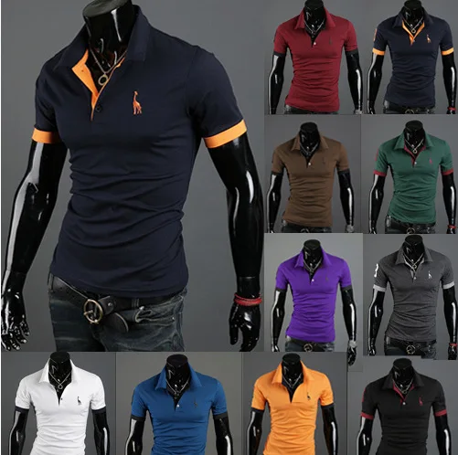 New Style MEN'S Short-sleeved T-shirt Pattern Deer Embroidered Short Sleeve Slim Fit Multi-color T-shirt T23
New Style MEN'S Short-sleeved T-shirt Pattern Deer Embroidered Short Sleeve Slim Fit Multi-color T-shirt T23