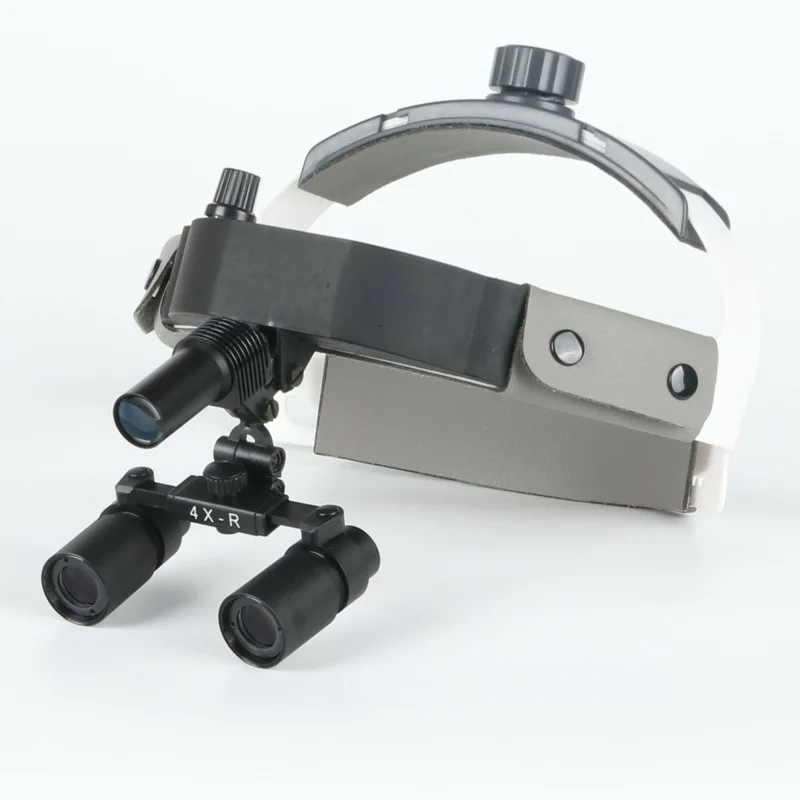 Working Distance 280-600mm LED Dental Loupe 4X Dentist Headlight Surgical Head Light Magnifier with Lithium Battery 60000 Lux
Working Distance 280-600mm LED Dental Loupe 4X Dentist Headlight Surgical Head Light Magnifier with Lithium Battery 60000 Lux