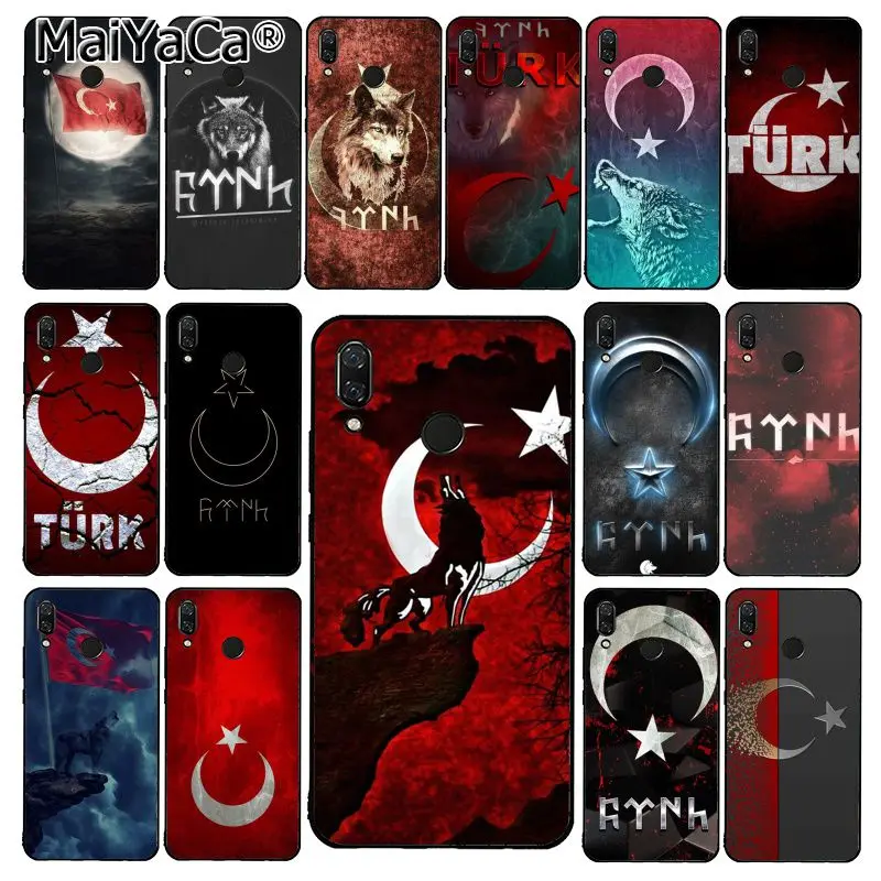 Чехол для телефона MaiYaCa Flag of Turkey Antalya mustafa Wolf Xiaomi Redmi8 4X 6A 9 8A note pro 5Plus Note4 5 7 Note8Pro |