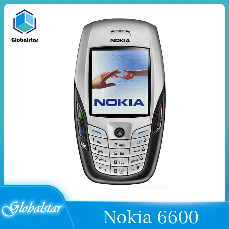 Nokia 6600 Восстановленный оригинальный NOKIA мобильный телефон разблокированный GSM