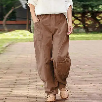 Women's Pants 2020 Fashion Female Long Trousers Plus Size Pants for Women Solid Cotton Pockets Bottoms Long Pantalones Femme 5XL
Women's Pants 2020 Fashion Female Long Trousers Plus Size Pants for Women Solid Cotton Pockets Bottoms Long Pantalones Femme 5XL