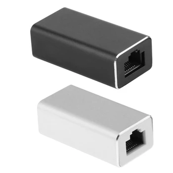 Cat7/Cat6/Cat5e RJ45 8P8C Network Adapter Female to Female RJ45 Extender Extension Cable Connector Aluminum Alloy
Cat7/Cat6/Cat5e RJ45 8P8C Network Adapter Female to Female RJ45 Extender Extension Cable Connector Aluminum Alloy