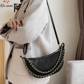 DORANMI Diamond Lattice Waist Bag 2019 Luxury Brand Designed Chain Strap Fanny Pack Female Leather Waist Pack Chest Bag CBB463 
DORANMI Diamond Lattice Waist Bag 2019 Luxury Brand Designed Chain Strap Fanny Pack Female Leather Waist Pack Chest Bag CBB463