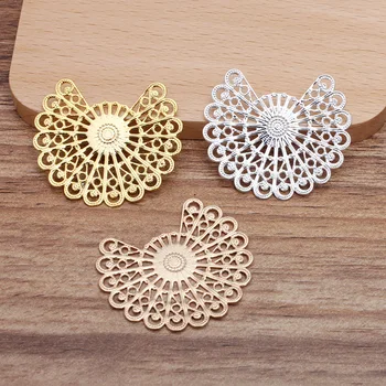 500pcs Brass Metal Big Filigree Flower European Charms Ornaments DIY Bridal Women Wedding Hair Jewelry Set Accessories Wholesale 
500pcs Brass Metal Big Filigree Flower European Charms Ornaments DIY Bridal Women Wedding Hair Jewelry Set Accessories Wholesale