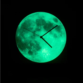 Creative Brief Wall Clock with Night Light Modern Design for Living Room Clocks Glow in Dark Moon Watch Silent Home Decor 12"
Creative Brief Wall Clock with Night Light Modern Design for Living Room Clocks Glow in Dark Moon Watch Silent Home Decor 12"