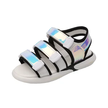 2019 Summer Kid's Shoes Girl's Shoes Sandals Hook & Loop Round Toe Casual Neutral Flat Heels Non-slip 1912-1
2019 Summer Kid's Shoes Girl's Shoes Sandals Hook & Loop Round Toe Casual Neutral Flat Heels Non-slip 1912-1