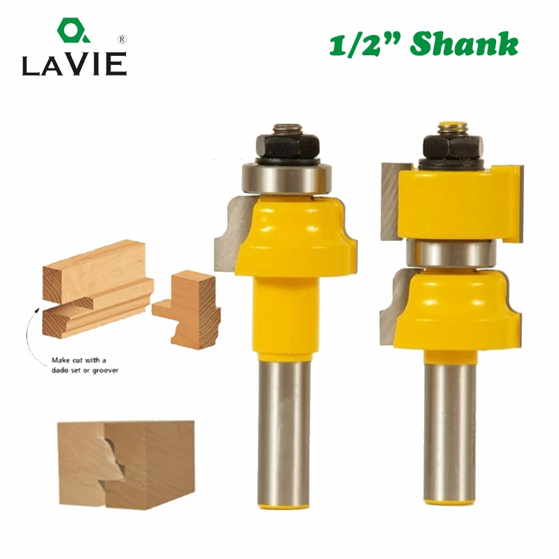 LAVIE 2pcs 1/2 Inch Shank Window Sash Router Bits Set Glass Door Tenon Milling Cutter Woodworking for Wood Machine Tool 
LAVIE 2pcs 1/2 Inch Shank Window Sash Router Bits Set Glass Door Tenon Milling Cutter Woodworking for Wood Machine Tool