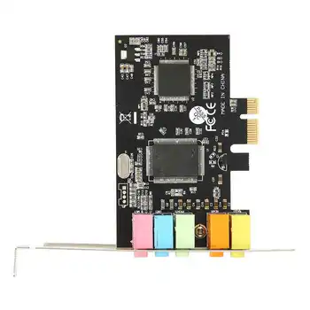 Built-in Sound Card PCI-E 5.1-Sound-Channel CMI8738 Desktop Computer Accessories for Win7 Hot
Built-in Sound Card PCI-E 5.1-Sound-Channel CMI8738 Desktop Computer Accessories for Win7 Hot