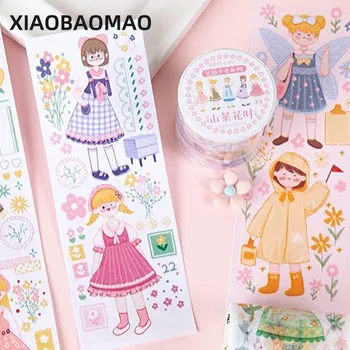 Kawaii Girl Flowers Washi Tape Adhesive Paper Tape School Office Supplies Diy Scrapbooking Decorative Sticker Tape 5cm Wide
Kawaii Girl Flowers Washi Tape Adhesive Paper Tape School Office Supplies Diy Scrapbooking Decorative Sticker Tape 5cm Wide