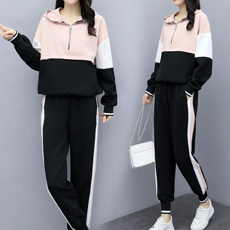 2020 Spring Clothing New Style Large Size Dress Fat Mm Plus-sized Mixed Colors Slimming by Age Hoodie Two-Piece Set Fashion
2020 Spring Clothing New Style Large Size Dress Fat Mm Plus-sized Mixed Colors Slimming by Age Hoodie Two-Piece Set Fashion