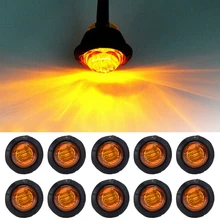 20pcs Waterproof 3LED 3/4"Round Trailer Side Marker Lights Front Rear Trucks Clearance Lights Warning Lamp Trailer Light 12V/24V
20pcs Waterproof 3LED 3/4"Round Trailer Side Marker Lights Front Rear Trucks Clearance Lights Warning Lamp Trailer Light 12V/24V