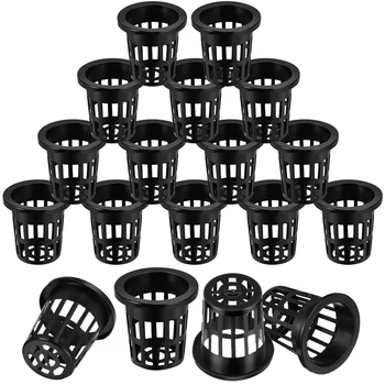 100 Pack 2.36 Inch Net Cups Slotted Mesh Wide Lip Filter Plant Net Pot Bucket Basket for Hydroponics Aquaponics Orchids
100 Pack 2.36 Inch Net Cups Slotted Mesh Wide Lip Filter Plant Net Pot Bucket Basket for Hydroponics Aquaponics Orchids