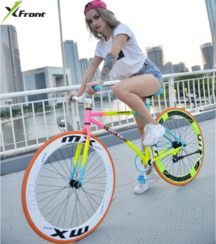 New X-front brand colorful carbon steel 26 inch fixed gear rear pedal brake bicicleta student bike road bicycle
New X-front brand colorful carbon steel 26 inch fixed gear rear pedal brake bicicleta student bike road bicycle