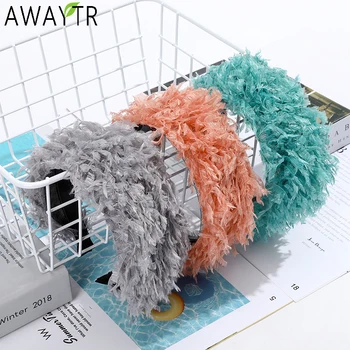 AWAYTR Feather Non-Slip Wide Headband Solid Color Hairband Ethnic Style Hair Hoop Hair Accessories Women Party Dance Headdress
AWAYTR Feather Non-Slip Wide Headband Solid Color Hairband Ethnic Style Hair Hoop Hair Accessories Women Party Dance Headdress