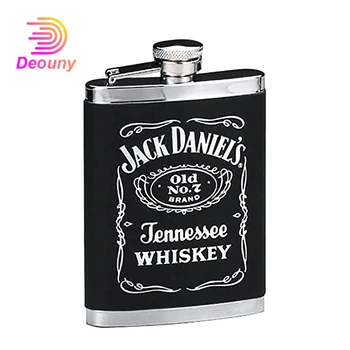 DEOUNY New Mini 8oz All black Paint Whisky Alcohol Bottle Laser Flagon 304 Stainless Steel Rum Vodka Hip-Flask Accessories
DEOUNY New Mini 8oz All black Paint Whisky Alcohol Bottle Laser Flagon 304 Stainless Steel Rum Vodka Hip-Flask Accessories