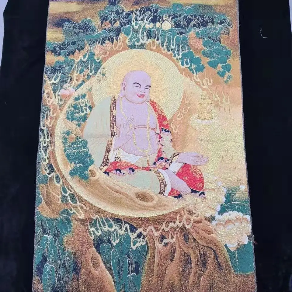 Maitreya Buddha's extensive embroidery paintings, home decoration murals, 3 options
Maitreya Buddha's extensive embroidery paintings, home decoration murals, 3 options