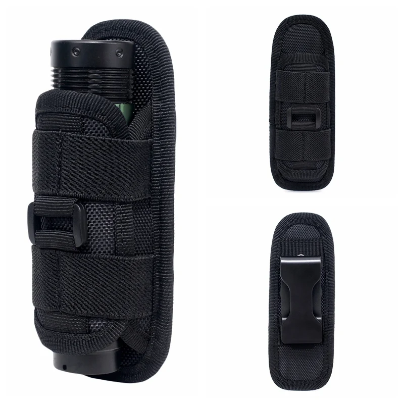 Tactical 360 Degrees Rotatable Flashlight Pouch Holster Torch Case For Belt Portable Torch Cover Holder Hunting Accessories
Tactical 360 Degrees Rotatable Flashlight Pouch Holster Torch Case For Belt Portable Torch Cover Holder Hunting Accessories