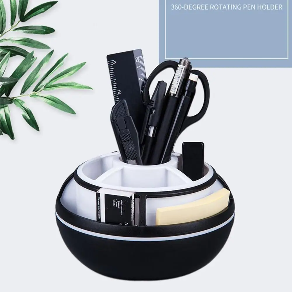 360 Degree Free Rotation 9 Grids Pen Holder Desktop Stationery Organizer Round Storage Box case Office escritorio accessories
360 Degree Free Rotation 9 Grids Pen Holder Desktop Stationery Organizer Round Storage Box case Office escritorio accessories