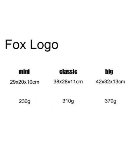 

2020 Classic Fox Backpack for Men Women Children Kid 7L 16L 20L School Bag Waterproof computer Classic Mochila Best Gift