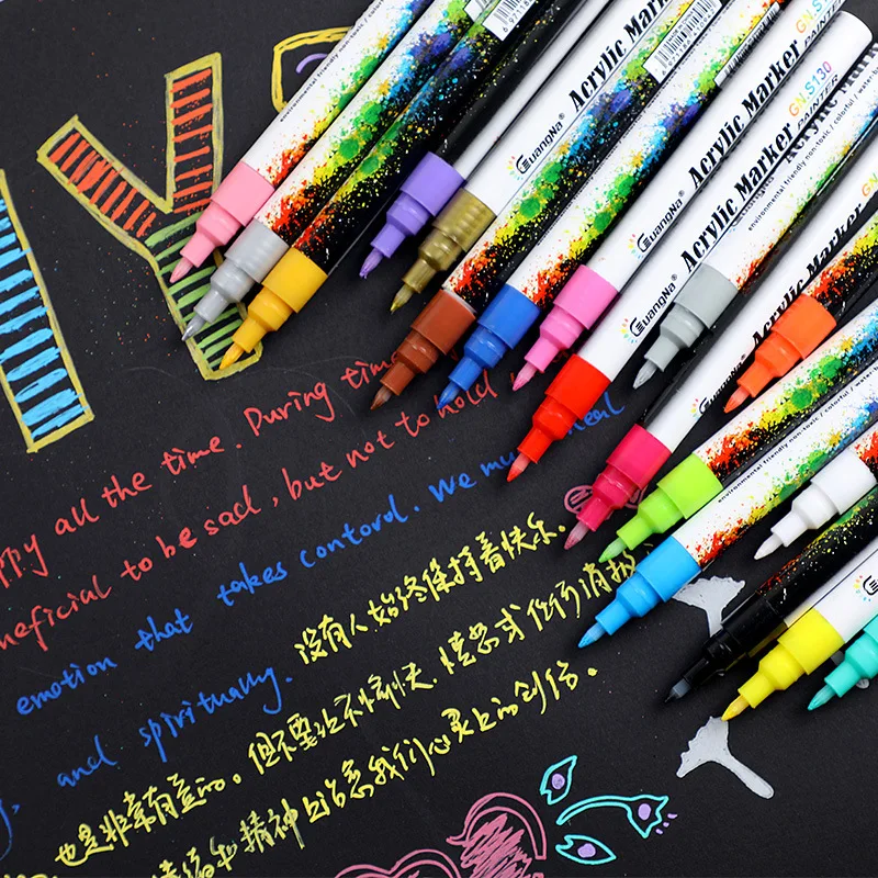 GN 36 color 0.7MM acrylic paint marker set is used for school painting ceramic glass wood canvas and other art stationery
GN 36 color 0.7MM acrylic paint marker set is used for school painting ceramic glass wood canvas and other art stationery