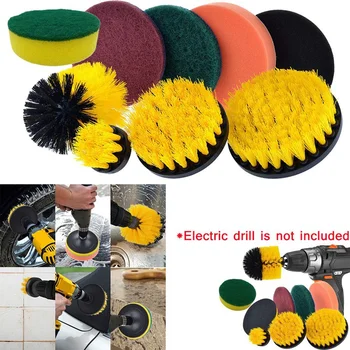 9Pcs Electric Drill Brushes Power Scrubber Cleaning Kit All Purpose Cleaner Include 4 Drill Brushes+5Pcs Sponge Pads
9Pcs Electric Drill Brushes Power Scrubber Cleaning Kit All Purpose Cleaner Include 4 Drill Brushes+5Pcs Sponge Pads