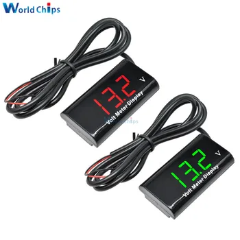 DC 3-18V 0.56 inch LED Three Digital Display Two 2 Wires IPX6 Waterproof Voltmeter Voltage Meter For Auto Car Bicycle Motorcycle
DC 3-18V 0.56 inch LED Three Digital Display Two 2 Wires IPX6 Waterproof Voltmeter Voltage Meter For Auto Car Bicycle Motorcycle