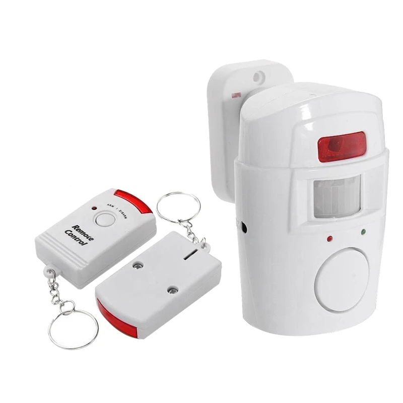 Infrared Motion Sensor Alarm - Burglar Alarm with 2 Remote Controls, Suitable for Home/Garages/Shops
Infrared Motion Sensor Alarm - Burglar Alarm with 2 Remote Controls, Suitable for Home/Garages/Shops
